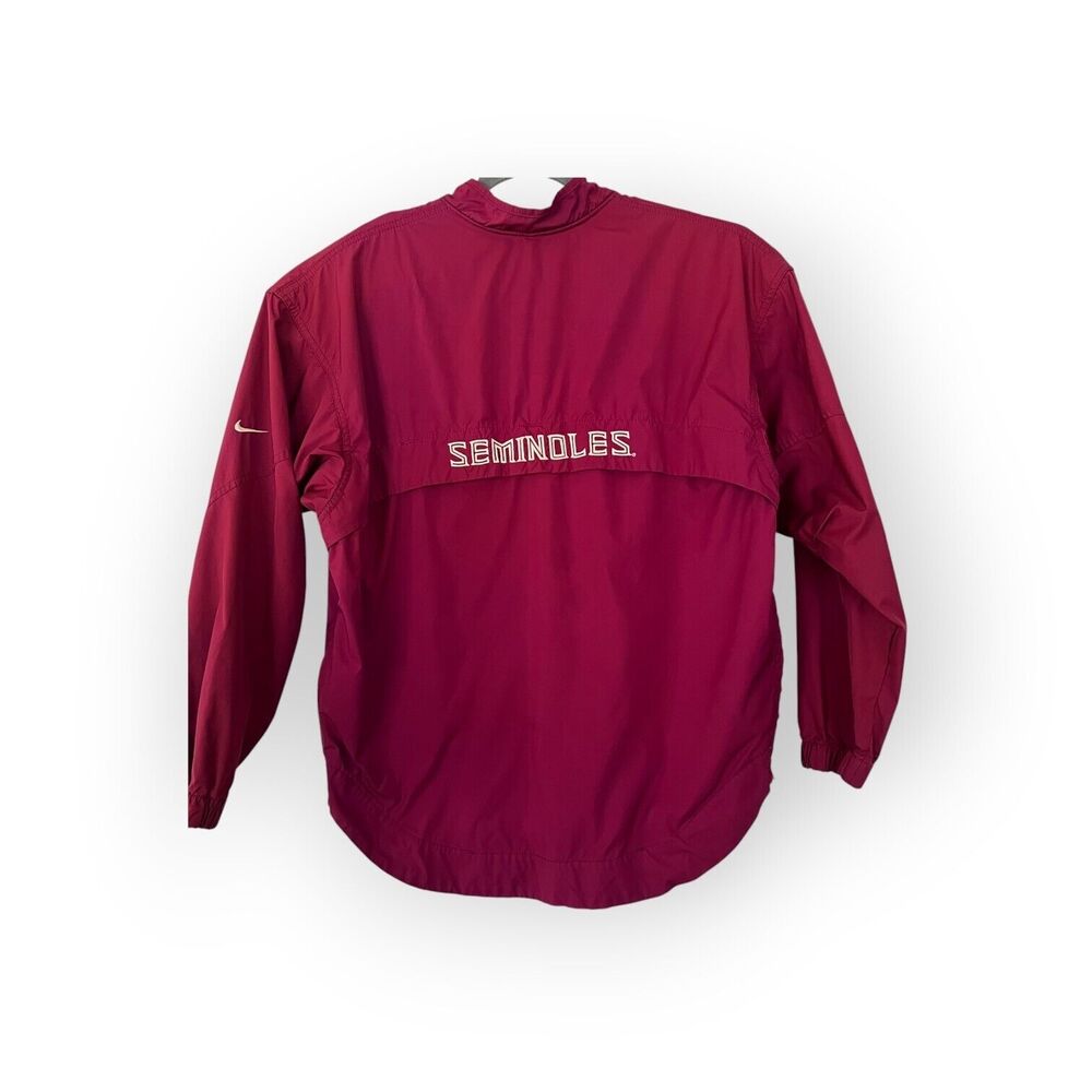 FSU Nike On-Field Florida State Seminoles Lightweight 1/4 Zip Jacket Men’s M